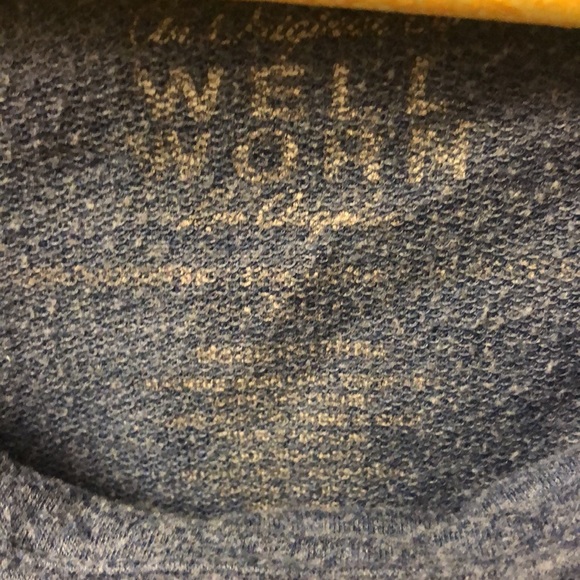 Well Worn by Los Angeles cowl neck side lace dessert bullhead graphic sweater - Picture 7 of 7